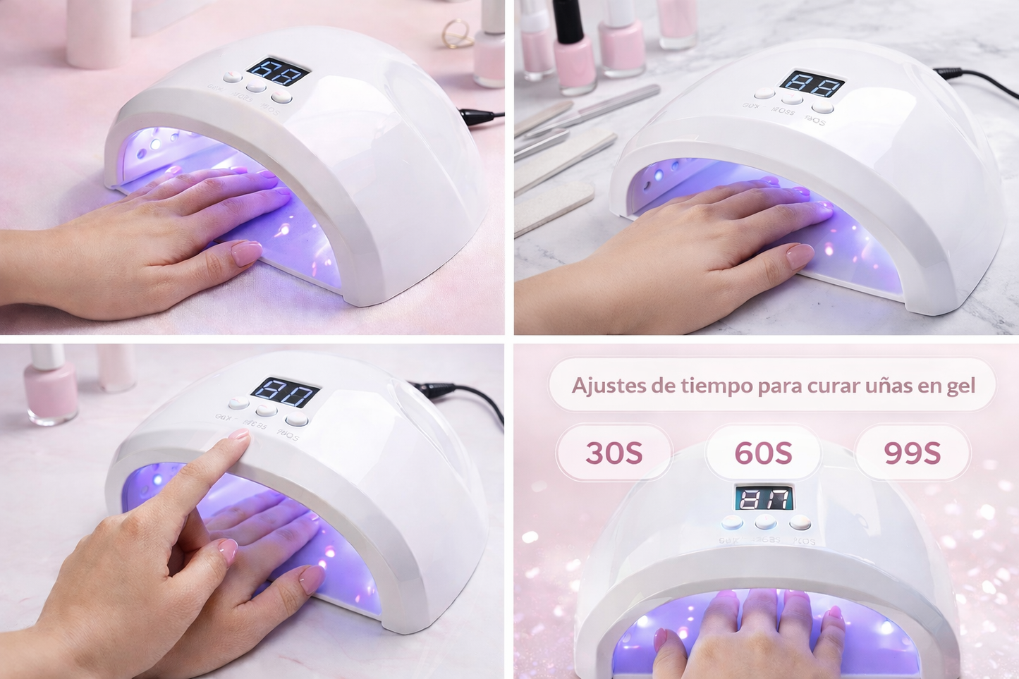 Lámpara LED, secador de uñas