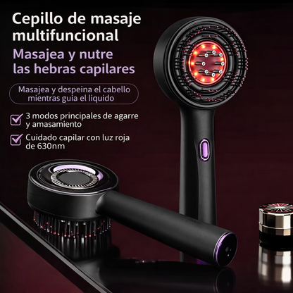 Masajeador de cabello luz led roja