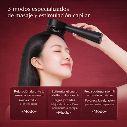Masajeador de cabello luz led roja